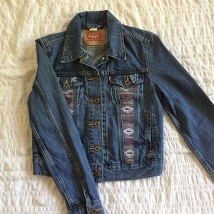 Levi's Aztec Print Denim Jacket